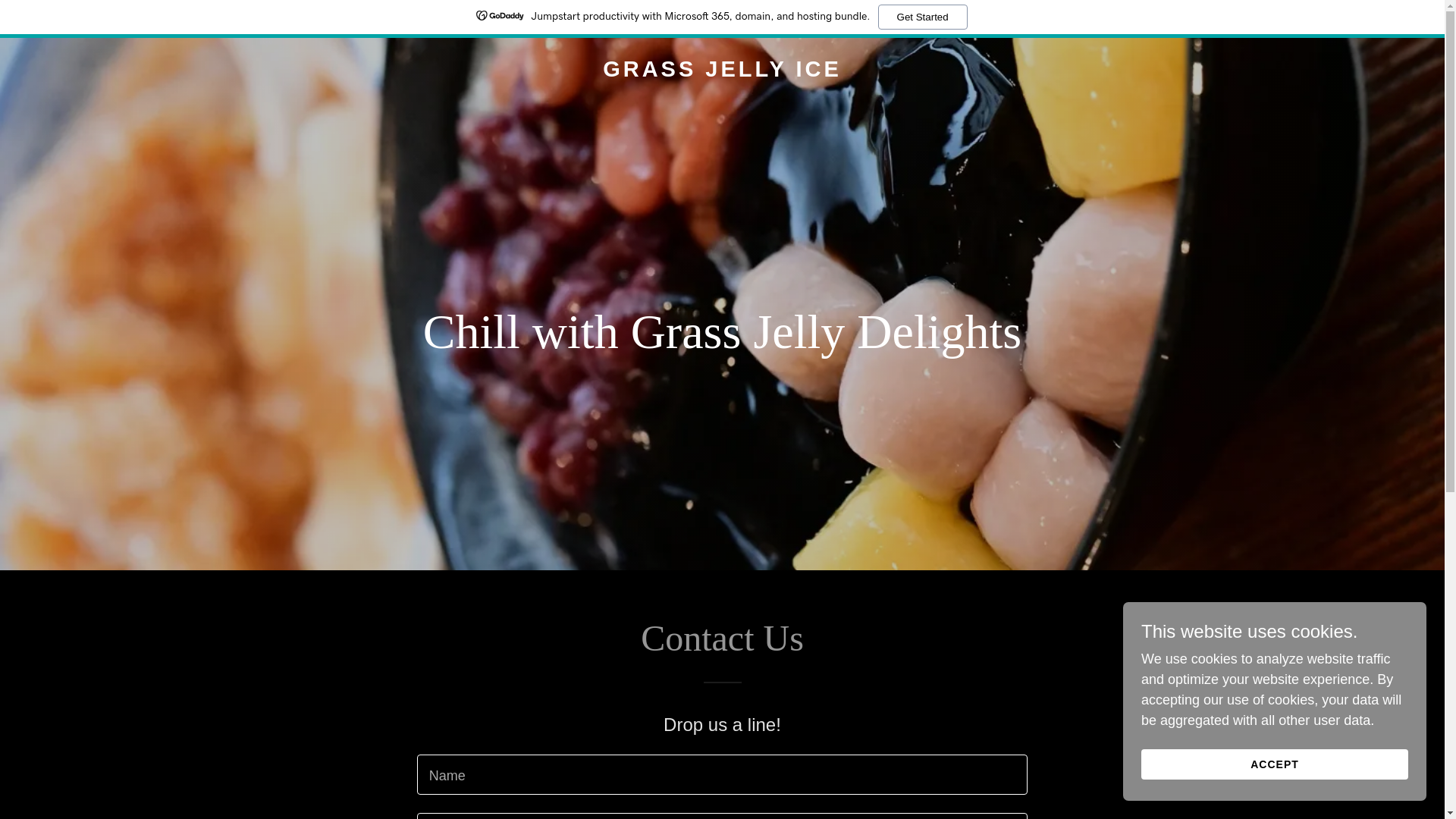 website screenshot of https://grassjellyice.shop/