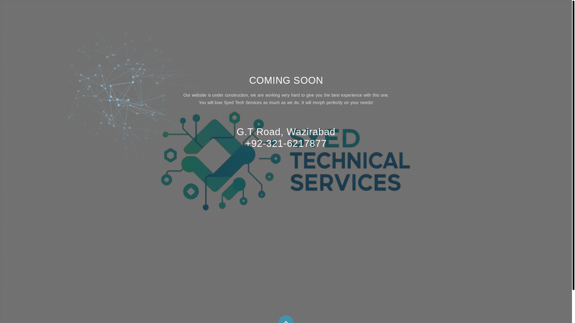 website screenshot of https://syedtechservices.com/