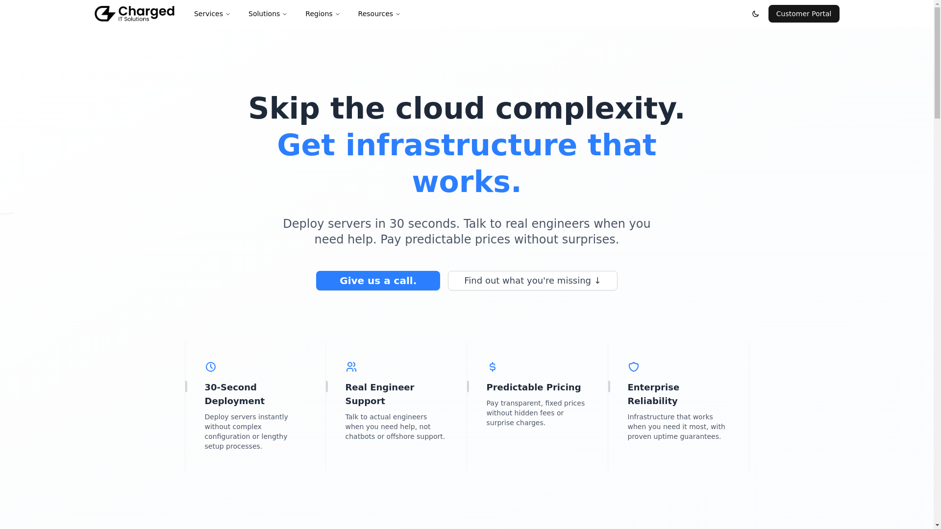 website screenshot of https://chargeditsolutions-com-dev-01.pages.dev/