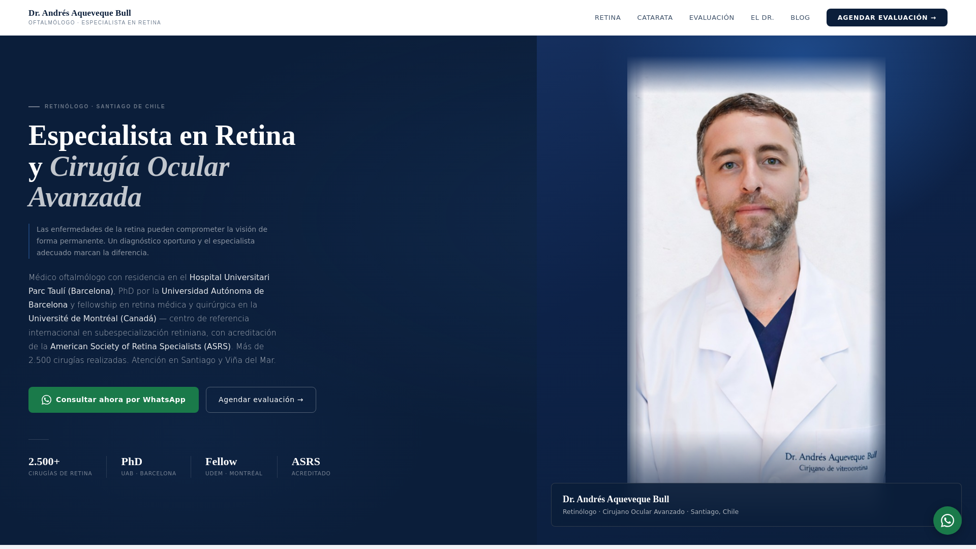 website screenshot of https://dr-aqueveque.pages.dev/