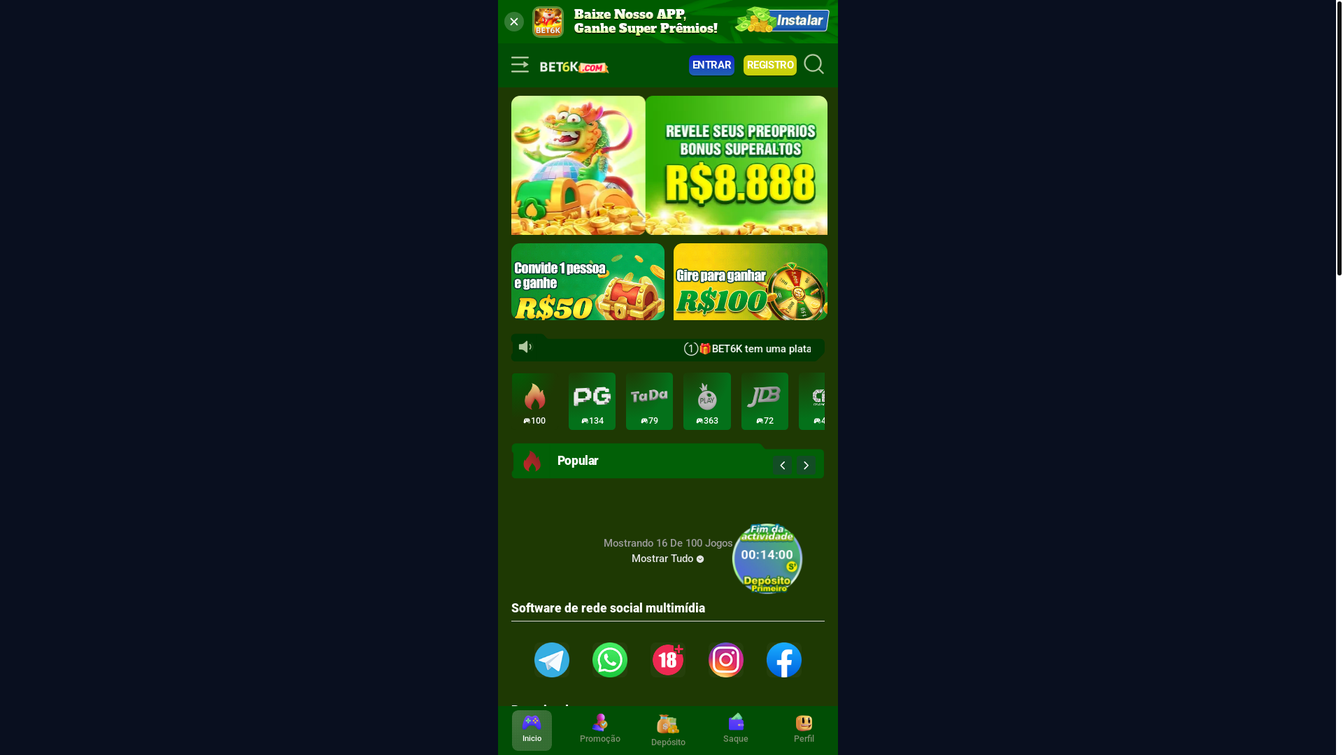 website screenshot of https://ubet6k.com/
