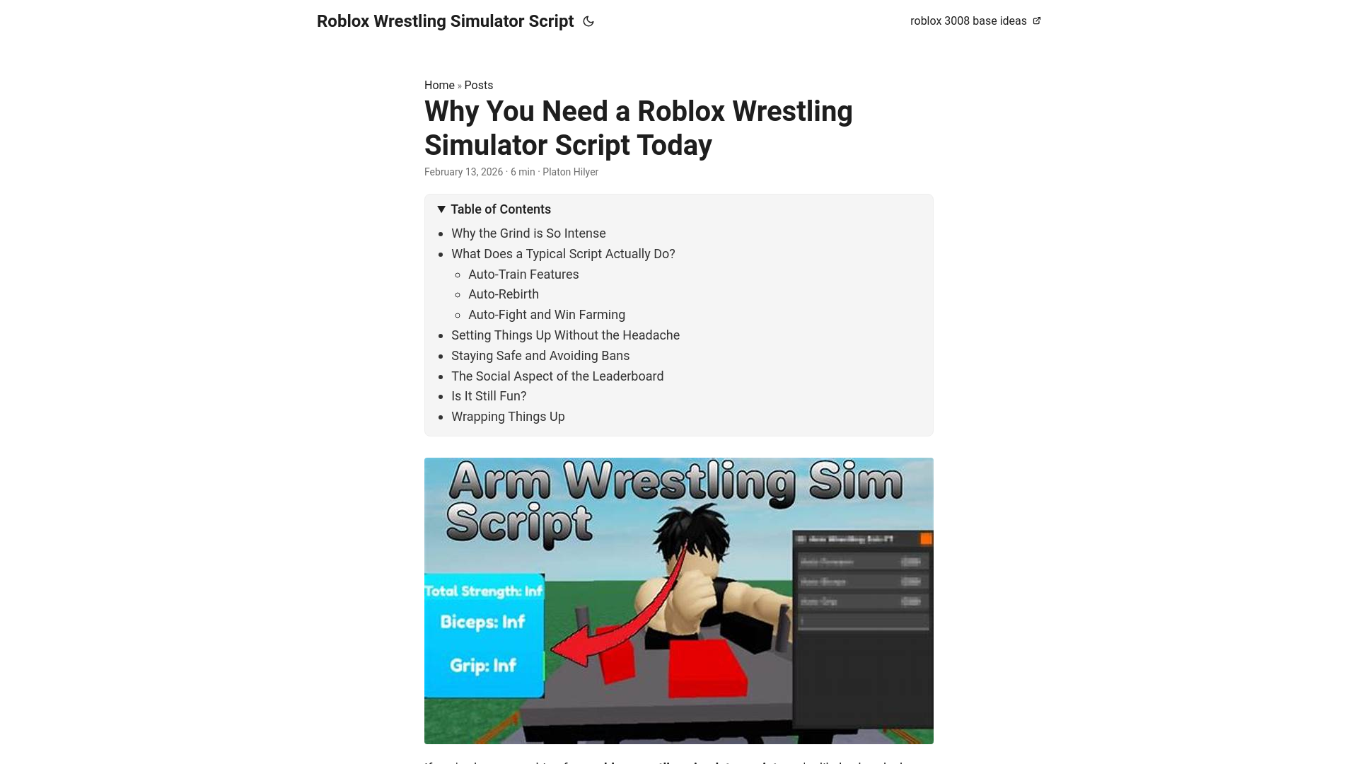 website screenshot of https://roblox-wrestling-simulator-script.pages.dev/
