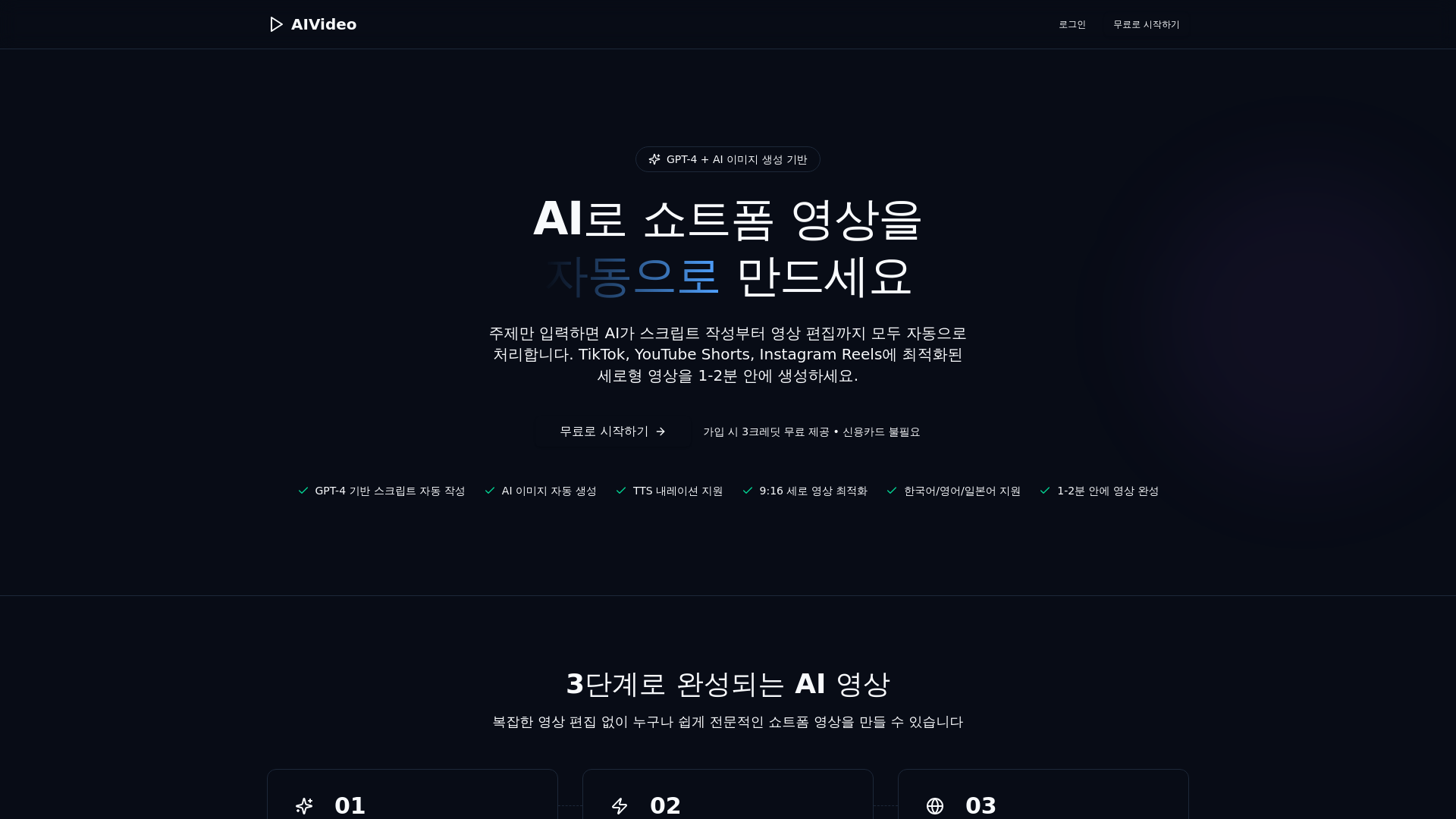website screenshot of https://aivideo-qhf.pages.dev/