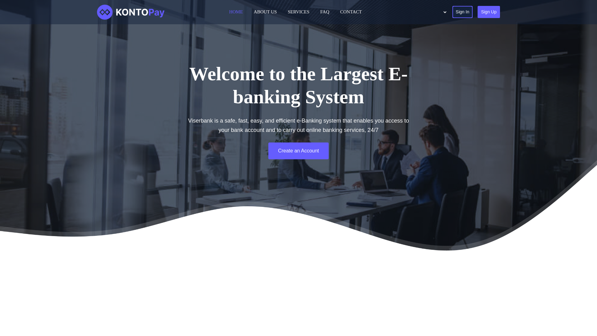 website screenshot of http://www.account.konto-pay.com/