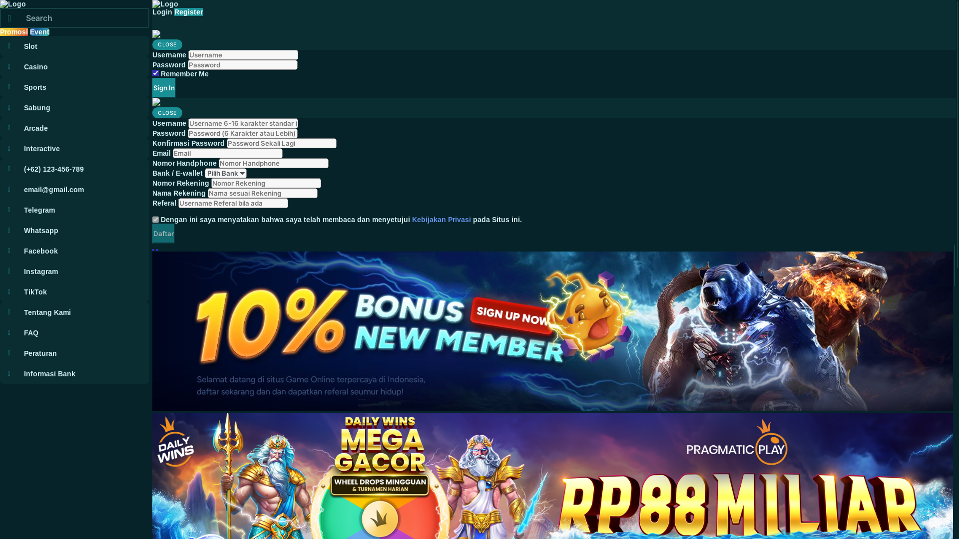 website screenshot of https://kumpulantoto.com/