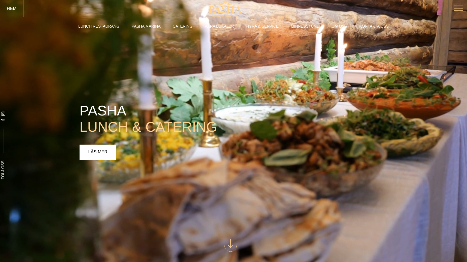 website screenshot of https://luxconnectdemo.se