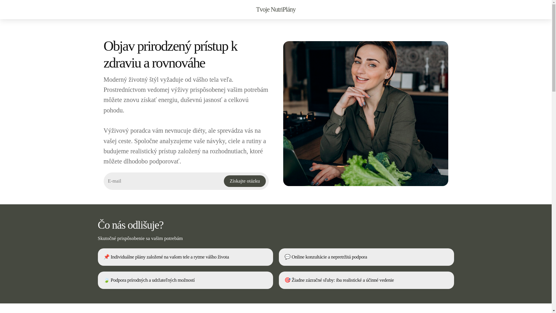 website screenshot of https://tvojenutriplanyb.info/