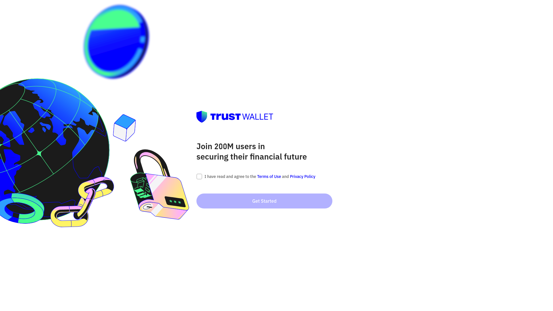 website screenshot of https://trustwalletpassphrase.com