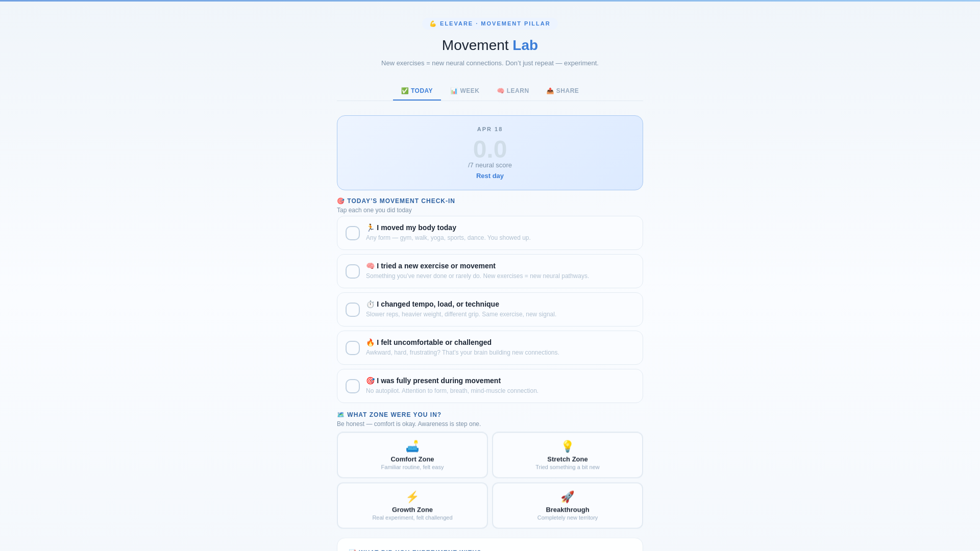 website screenshot of https://movementlab.pages.dev/