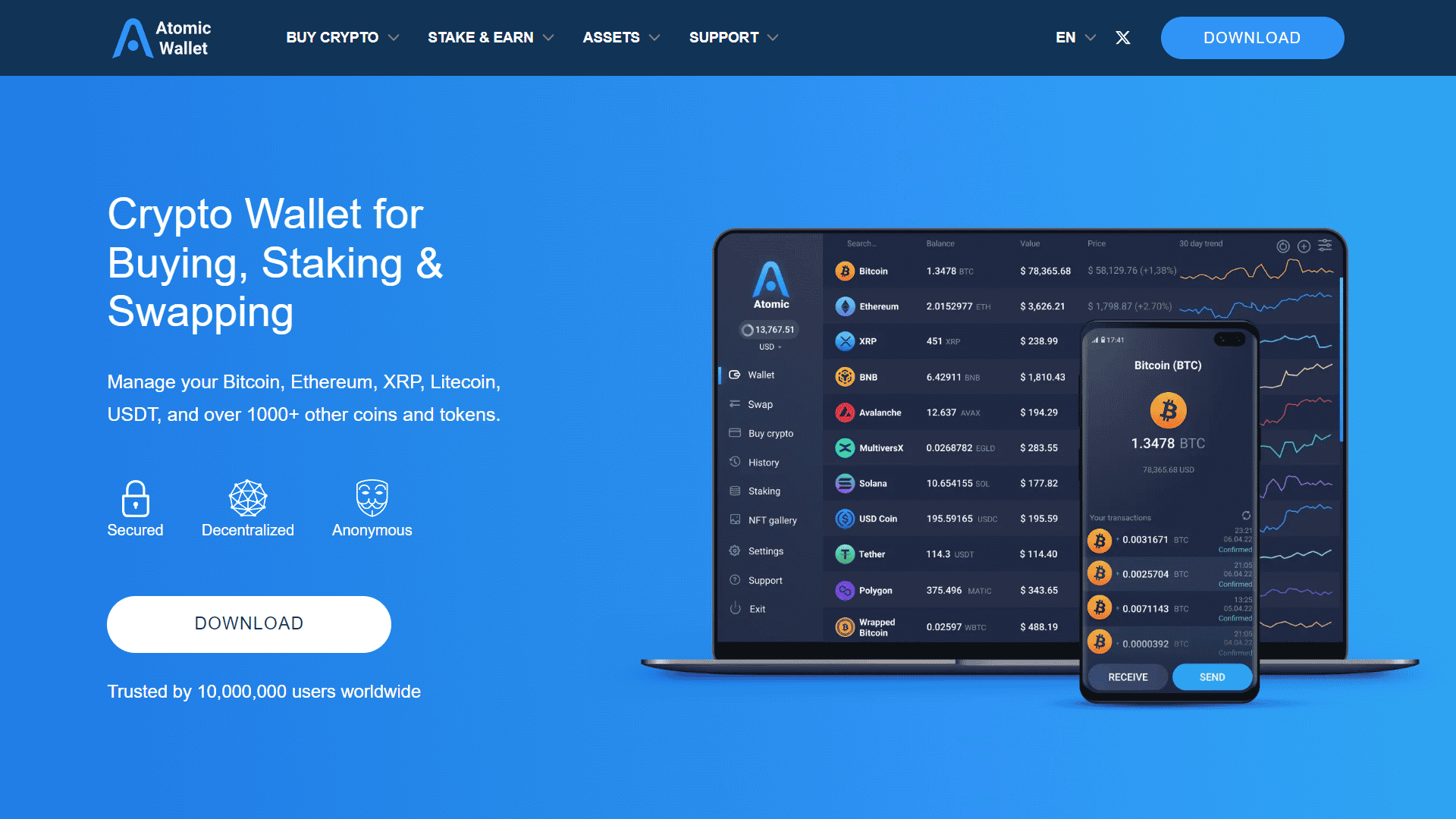 website screenshot of https://sso--atomic-wallet--cdn--auth.webflow.io