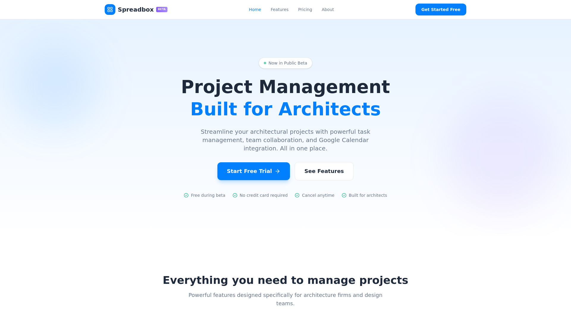 website screenshot of https://spreadbox-website.pages.dev/