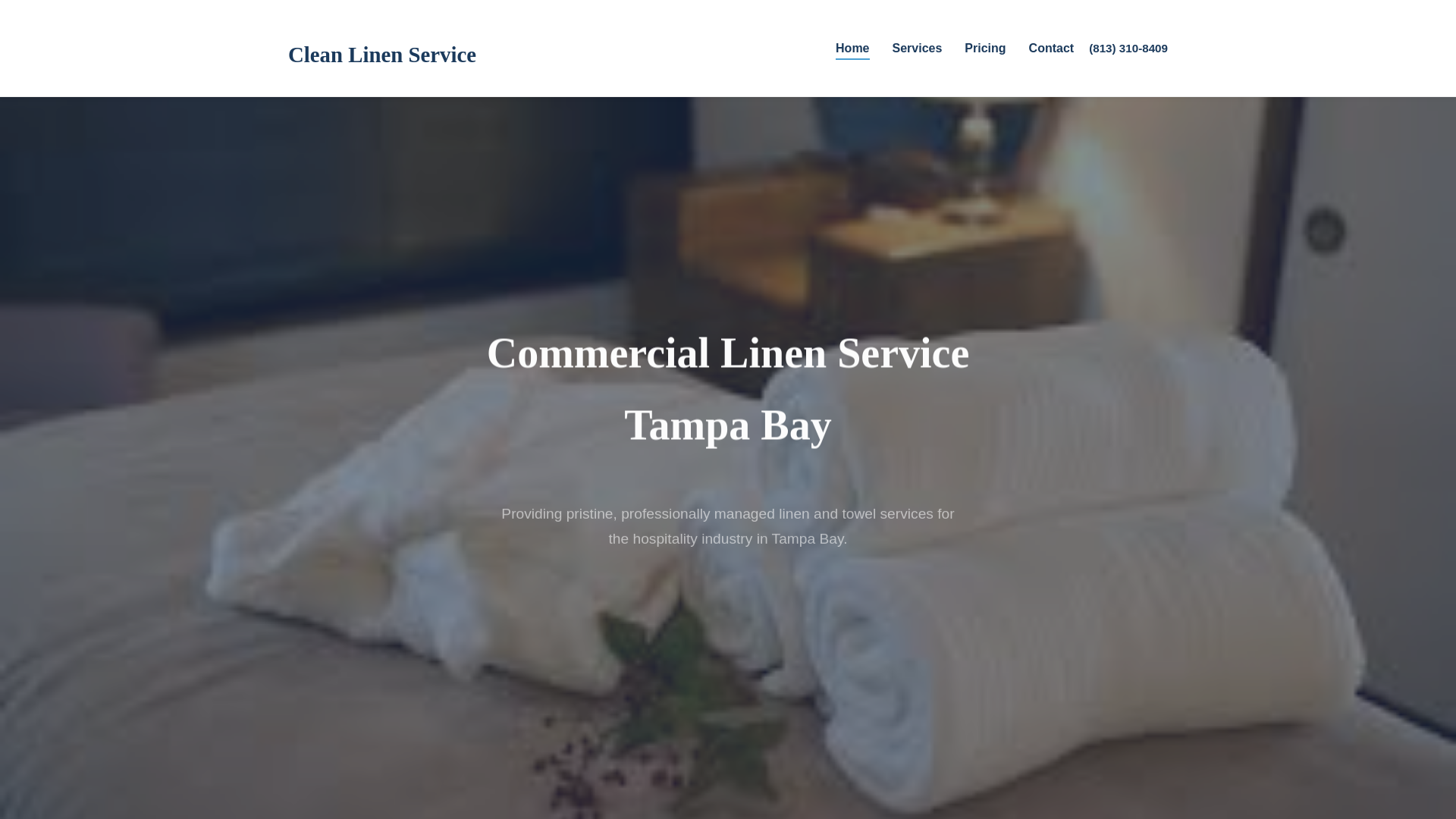 website screenshot of https://cleanlinenservice.pages.dev/