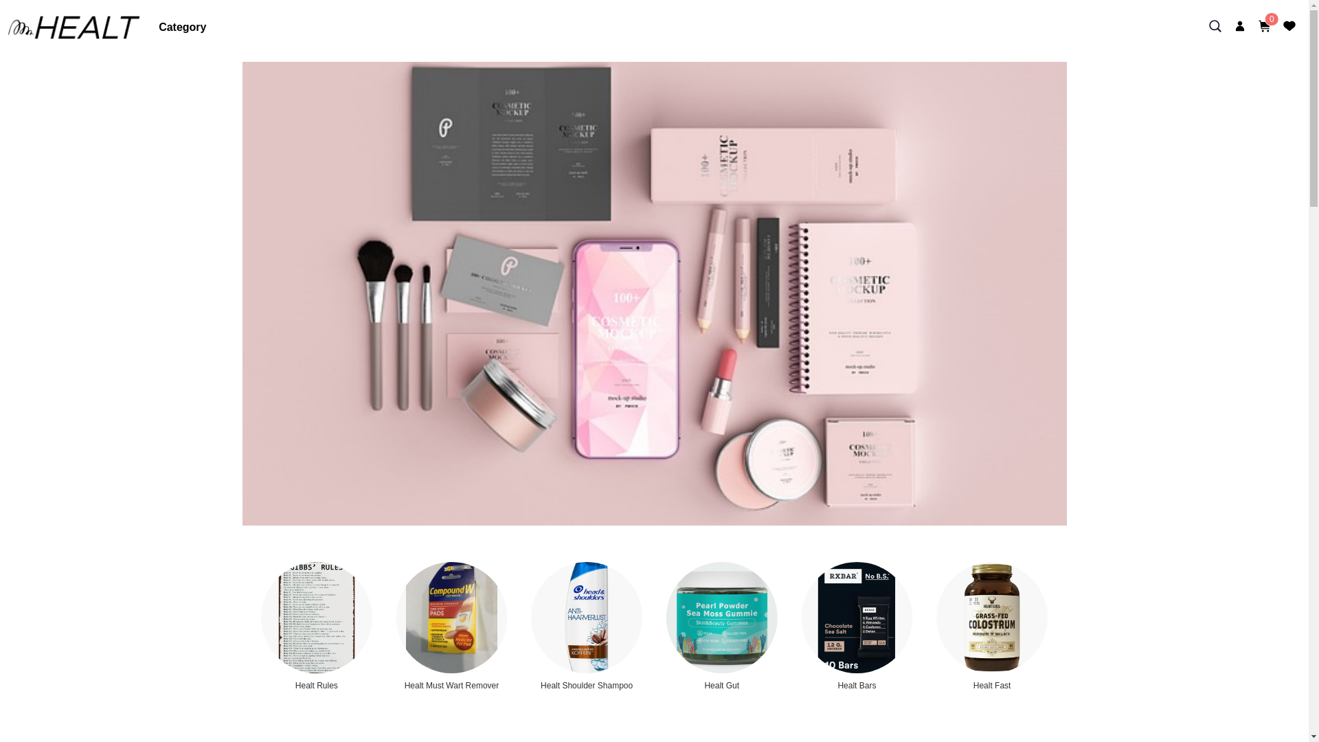 website screenshot of https://healthome.shop/