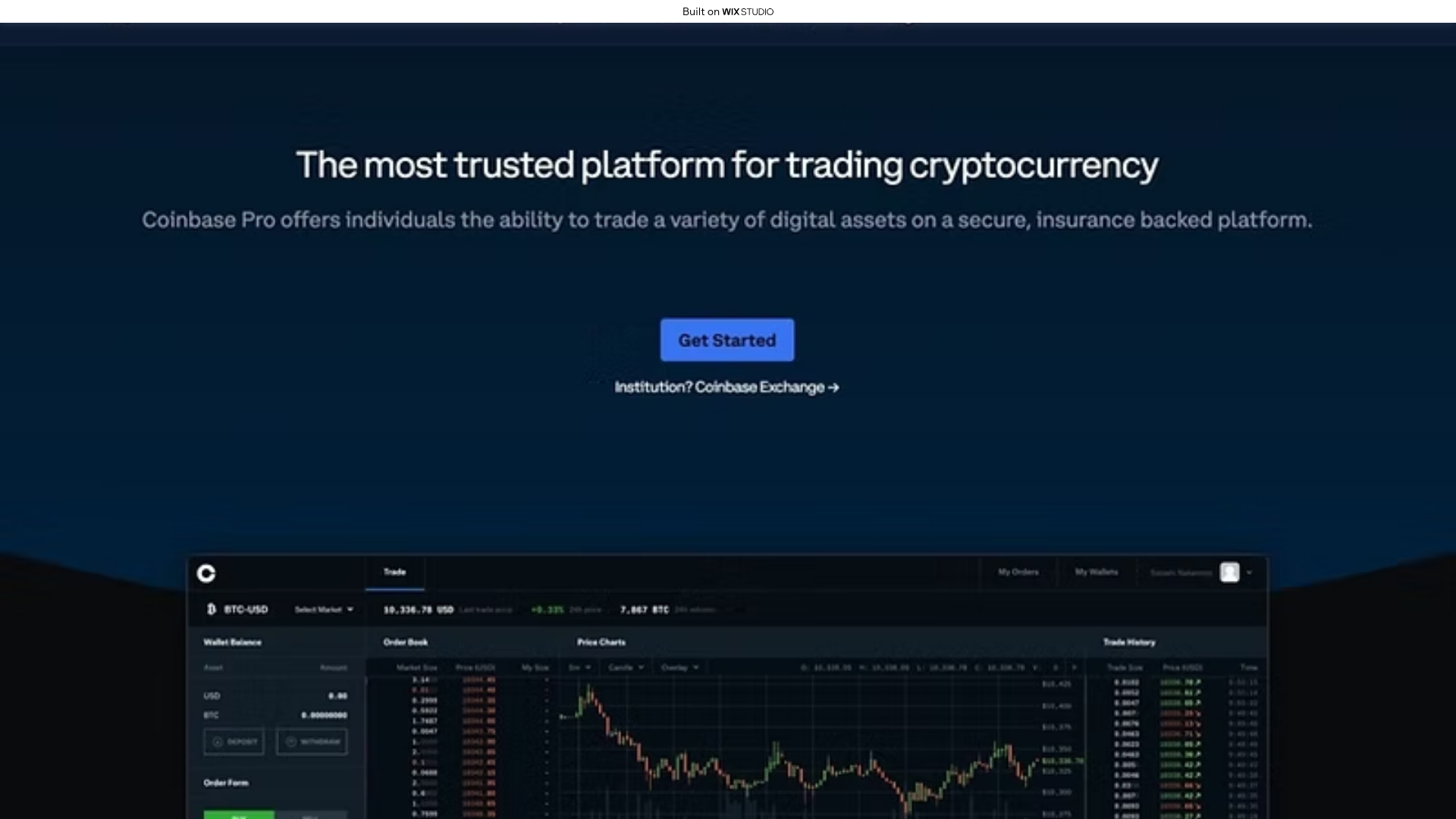 website screenshot of https://getstarted-basepro.wixstudio.com/en-us