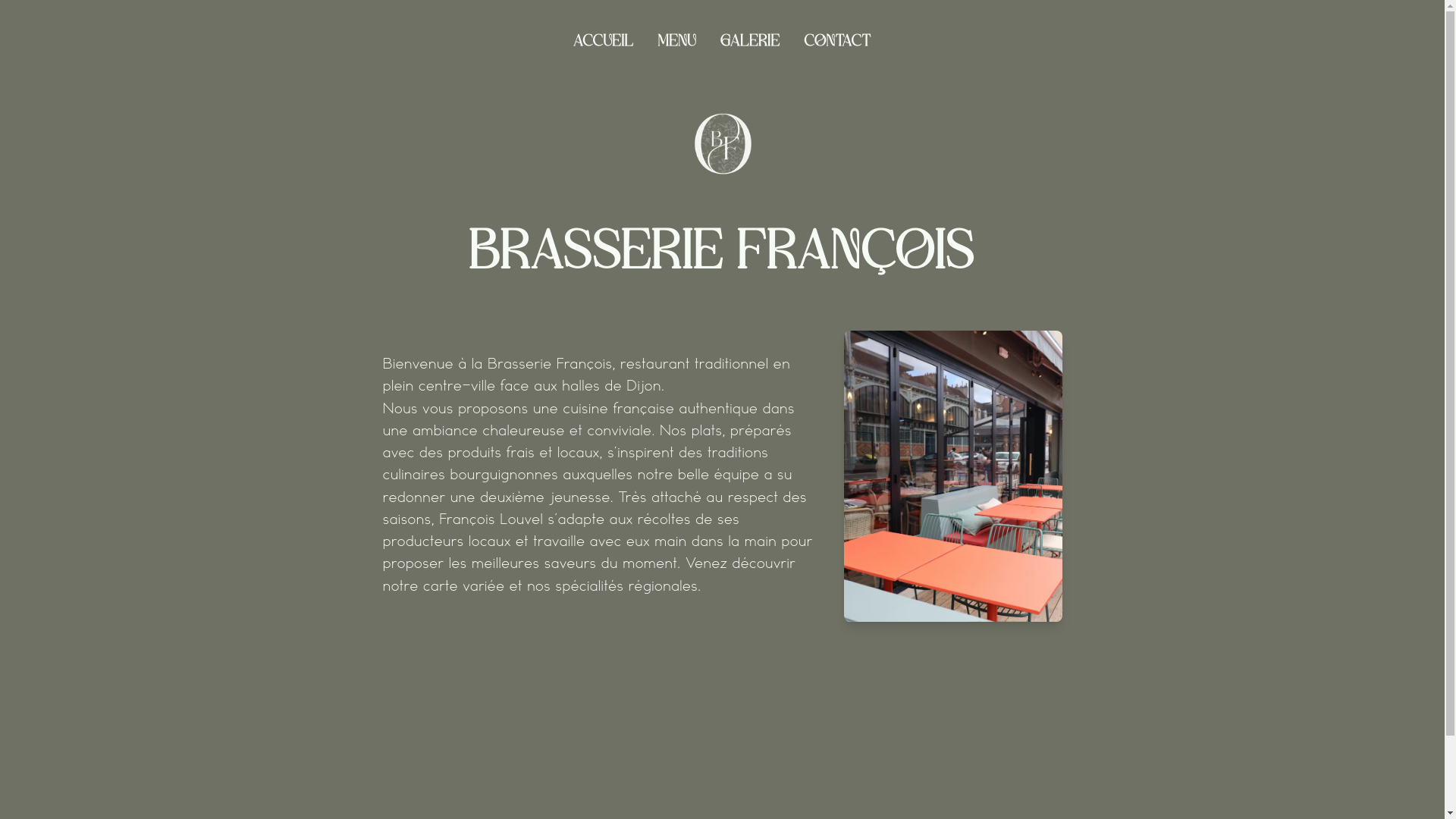website screenshot of https://brasseriefrancois.fr/