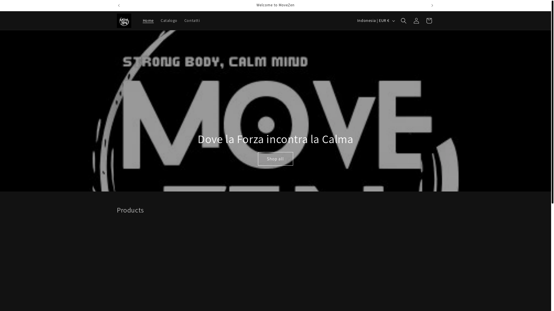 website screenshot of https://movezen.it/