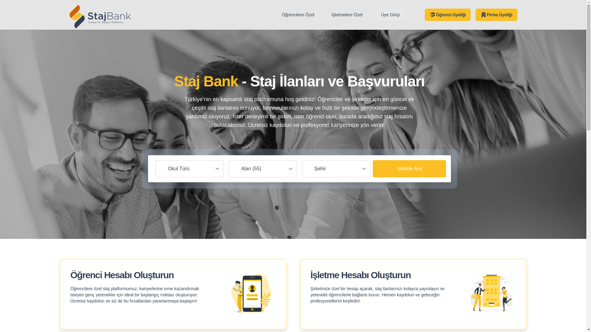 website screenshot of https://stajbank.com