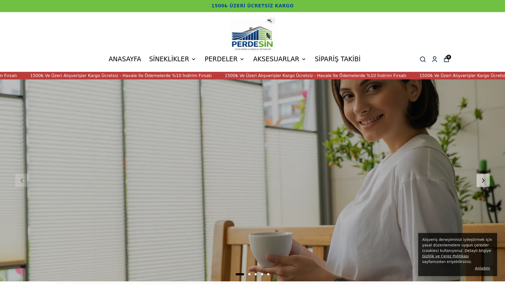 website screenshot of https://perdesin.com