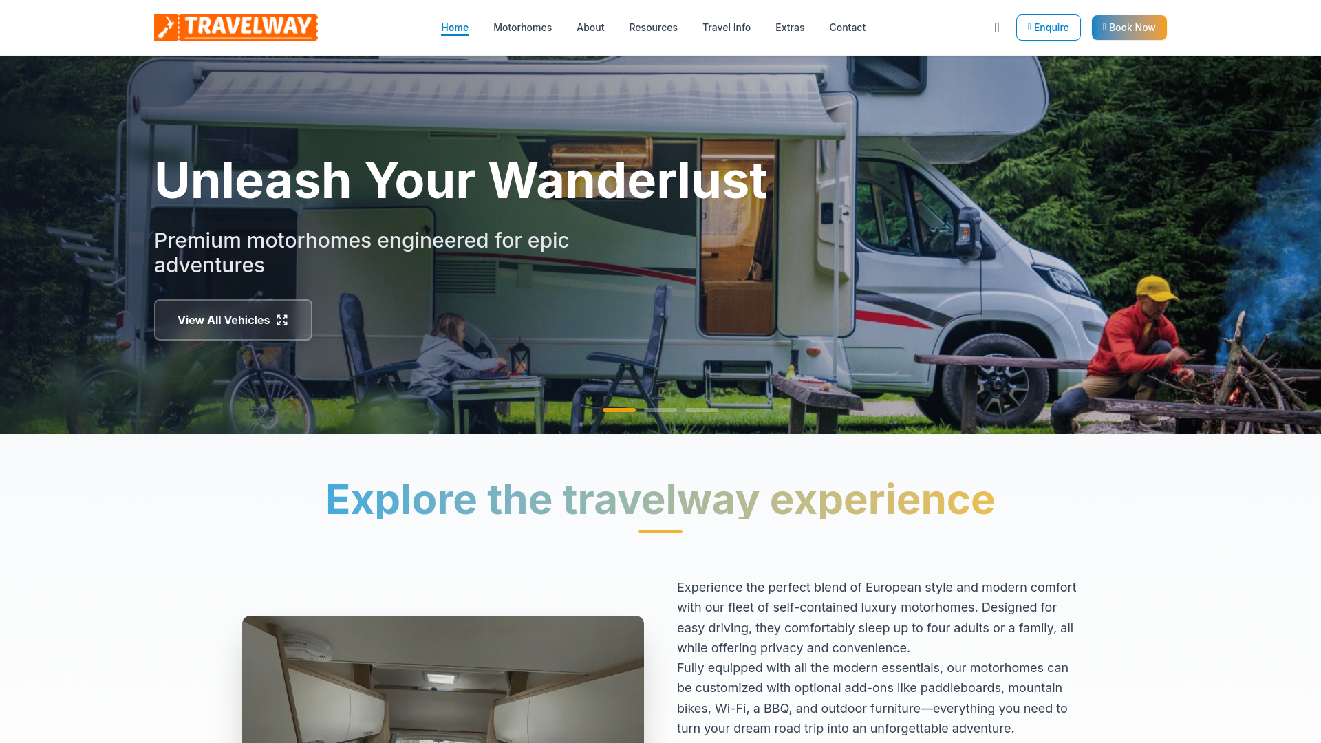 website screenshot of https://travelway.pages.dev/