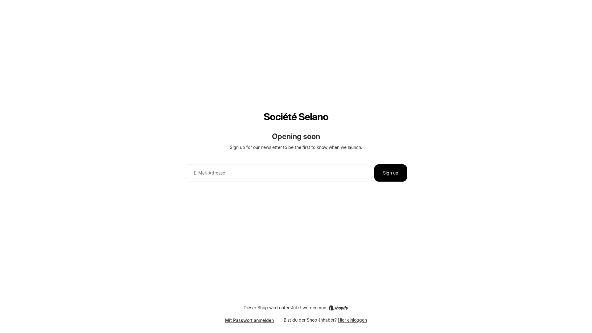 website screenshot of https://societe-selano.com/