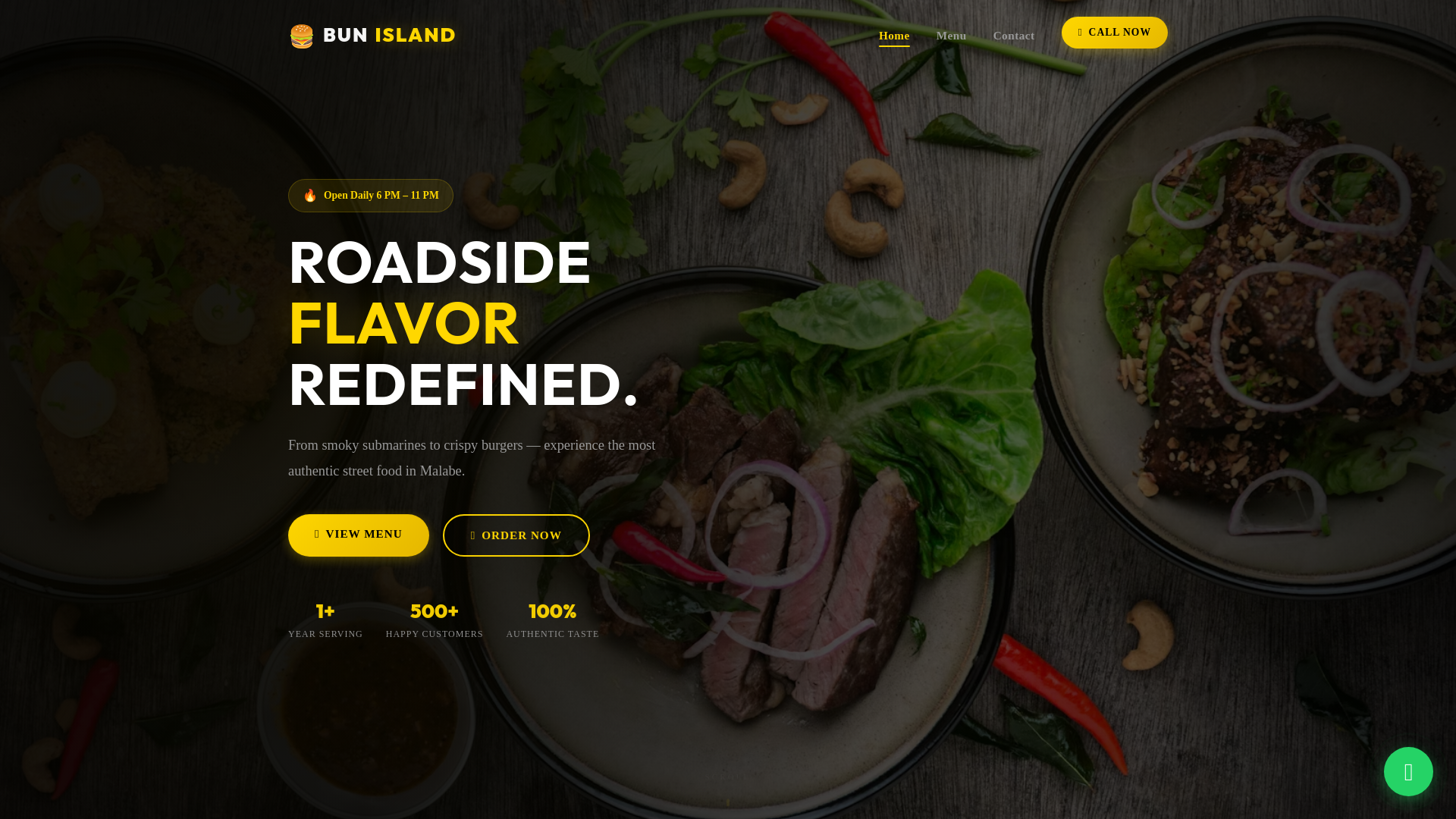 website screenshot of https://bunisland.com/