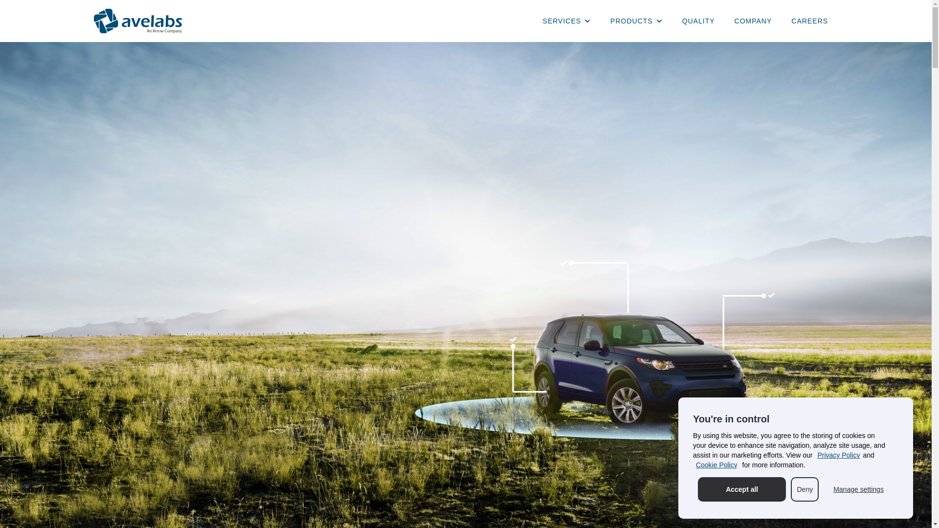 website screenshot of https://avelabs.com/
