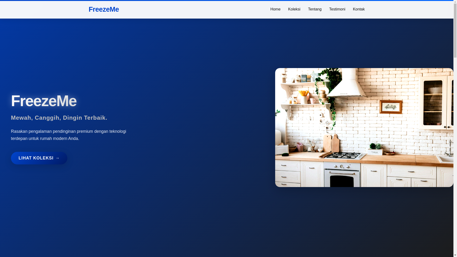 website screenshot of https://freezeme.pages.dev/