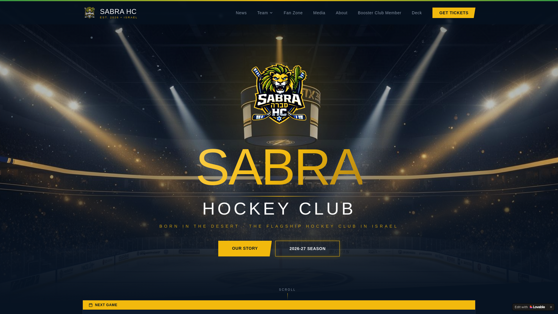 website screenshot of https://sabrahc.com/