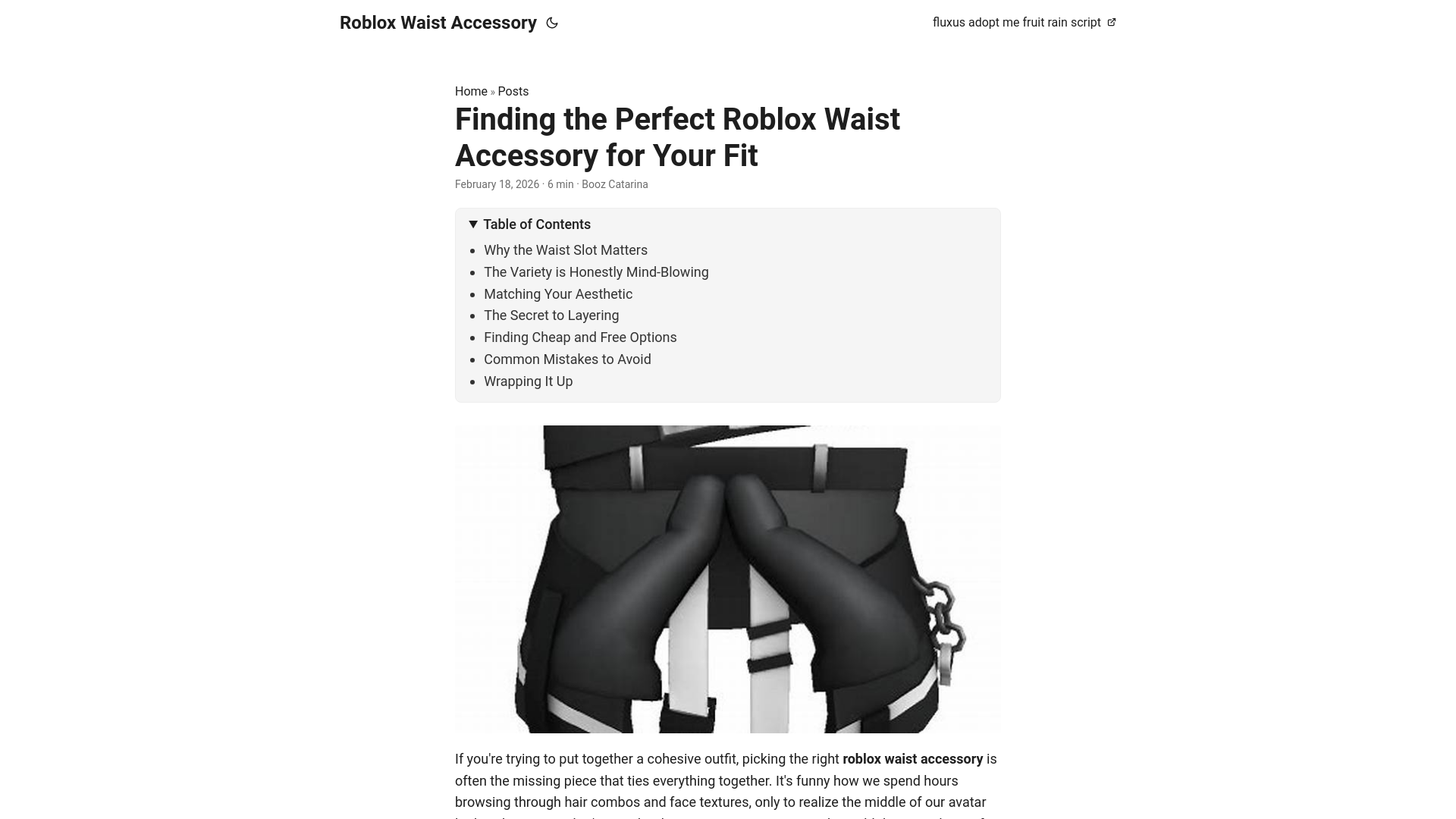 website screenshot of https://roblox-waist-accessory.pages.dev/