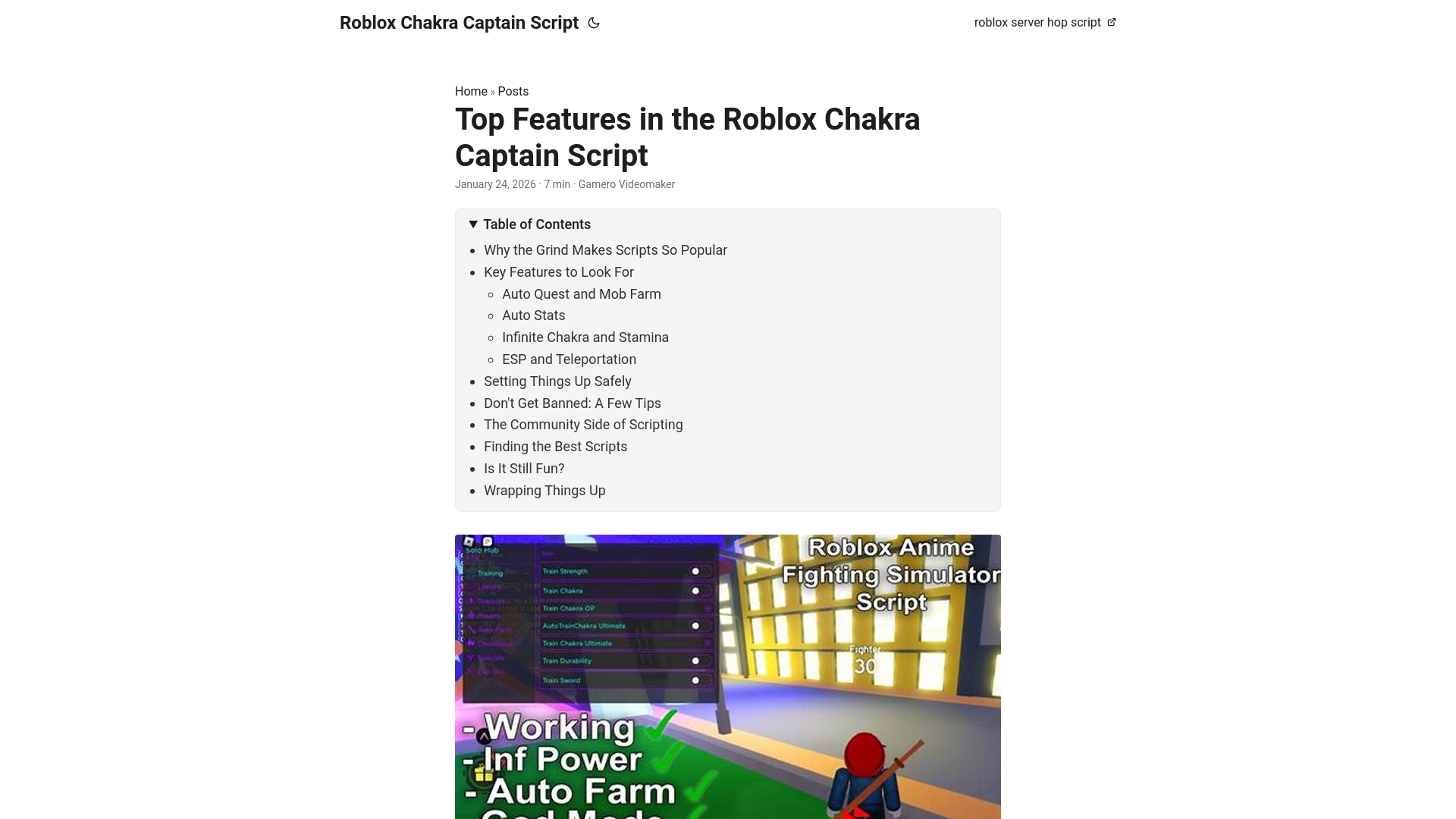 website screenshot of https://roblox-chakra-captain-script.pages.dev/