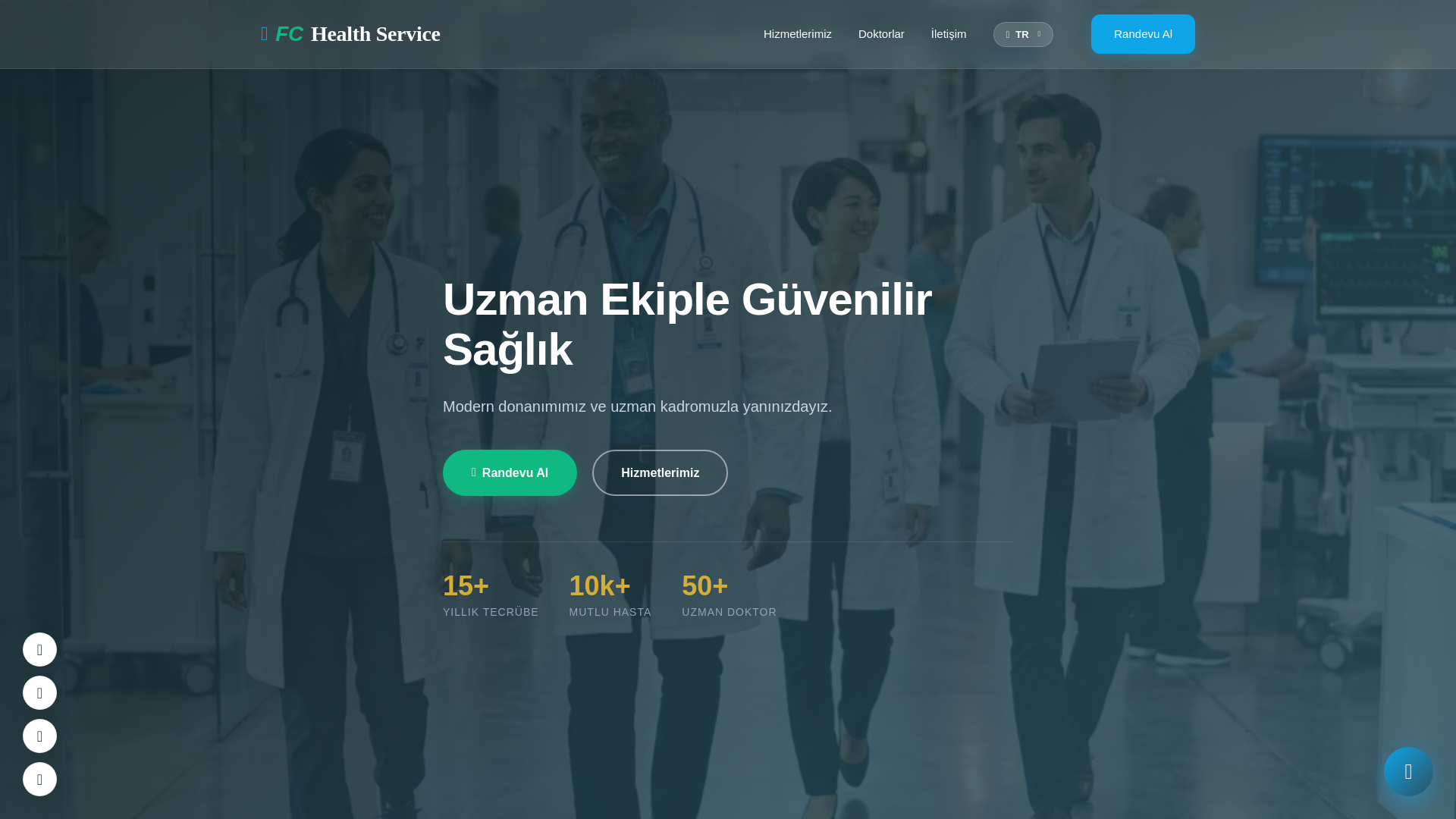 website screenshot of https://fchealthservice.com