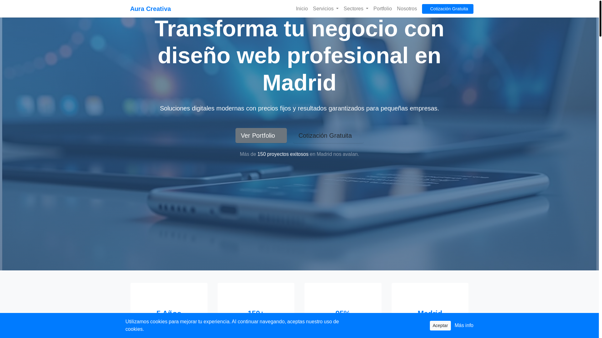 website screenshot of https://prismacreativa.lat/