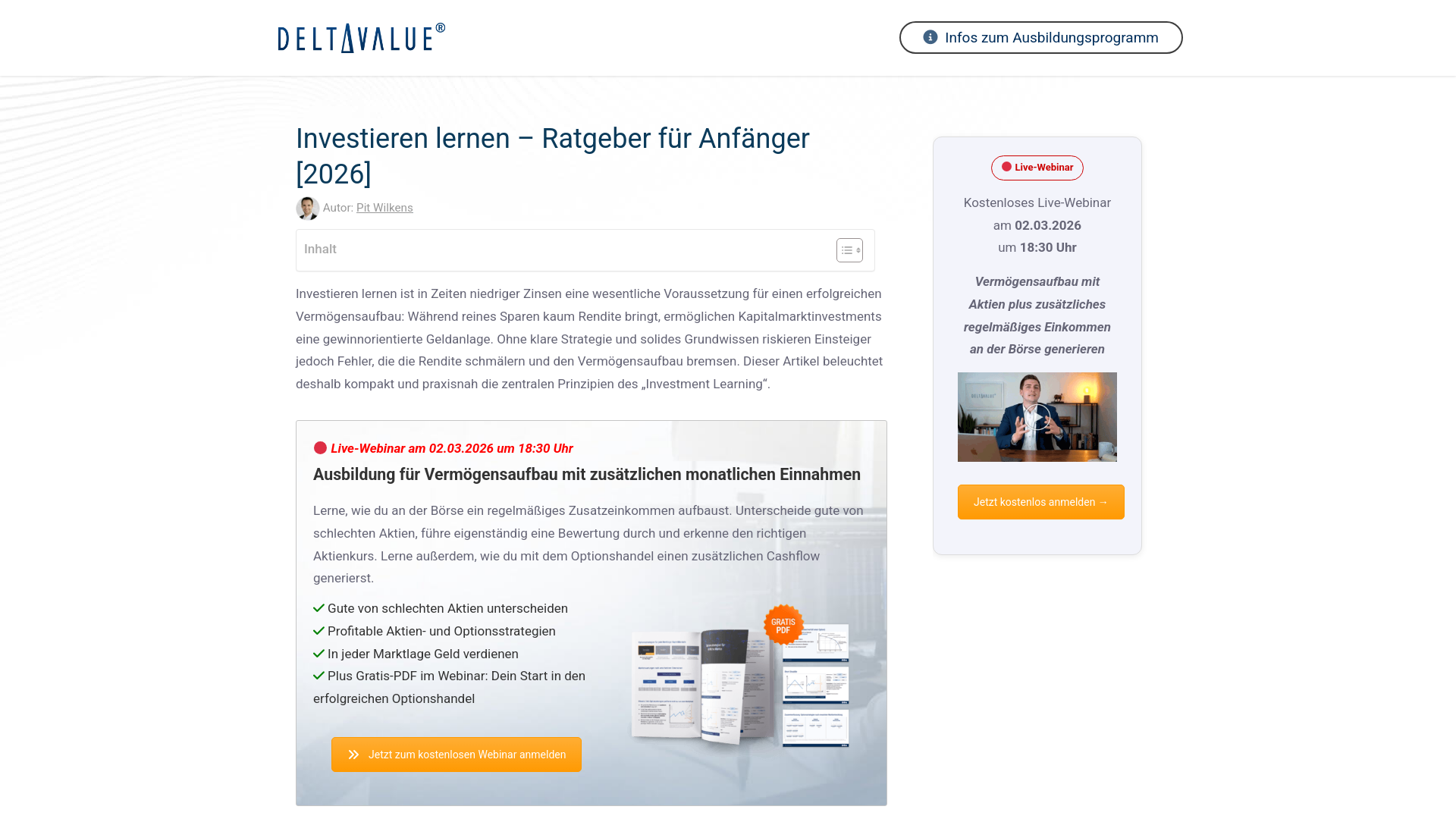 website screenshot of https://deutschincome.com/