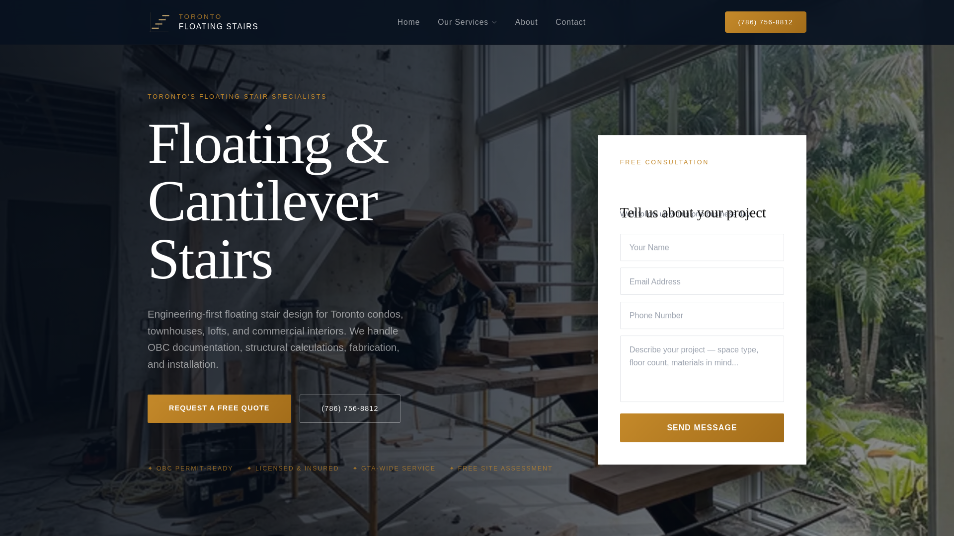 website screenshot of https://toronto-floating-stairs.pages.dev/