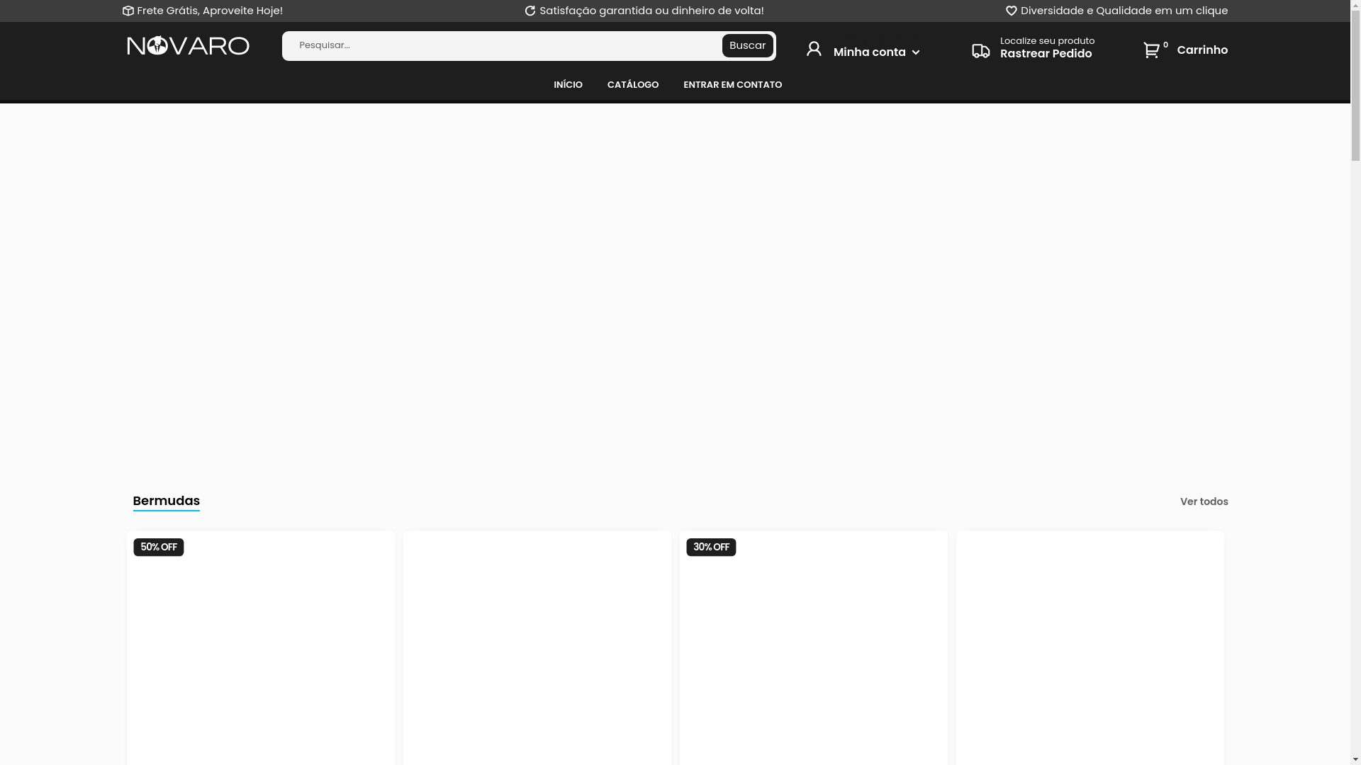 website screenshot of https://vistanovaro.com/