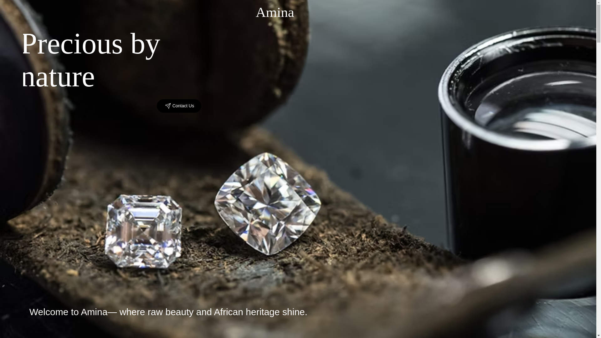 website screenshot of https://aminastone.com/