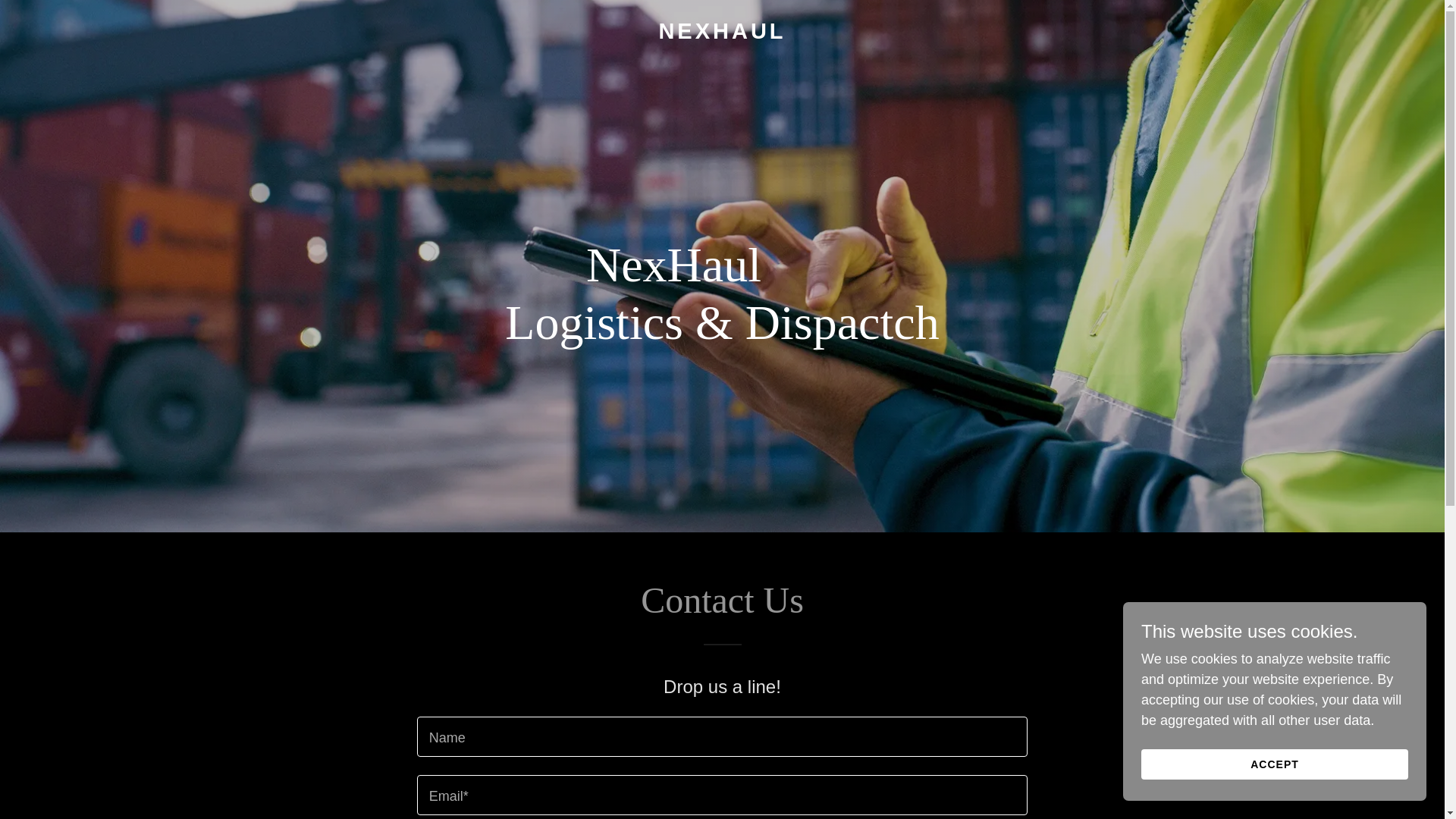 website screenshot of https://nexhauldispatch.online/