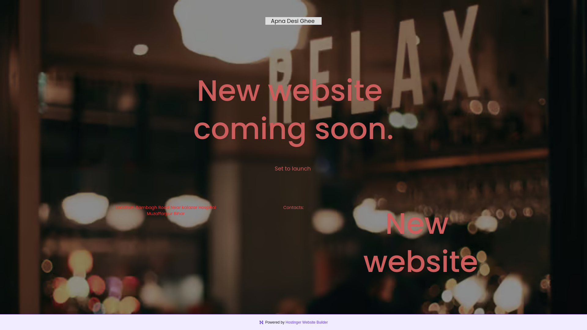 website screenshot of https://apnadesighee.in/