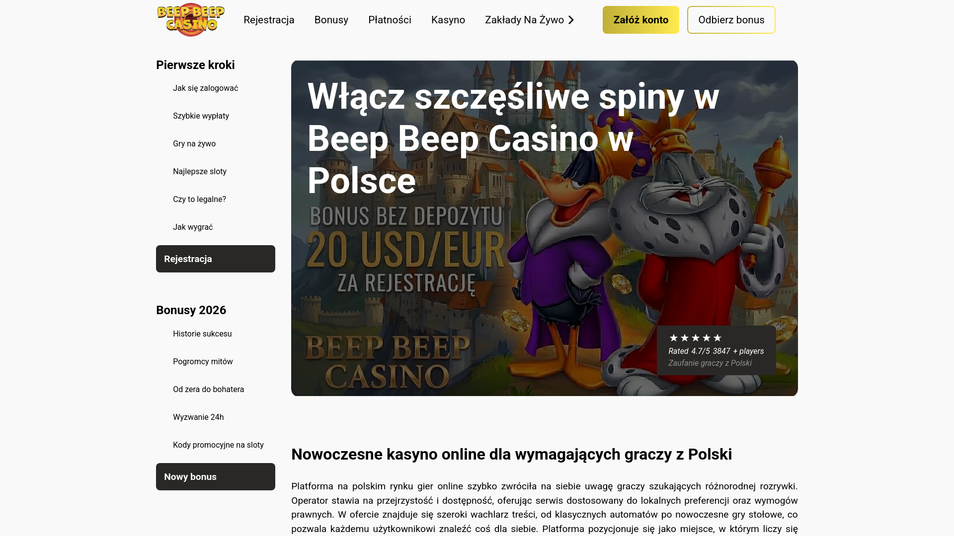 website screenshot of https://beepbeep-com-pl.pages.dev/