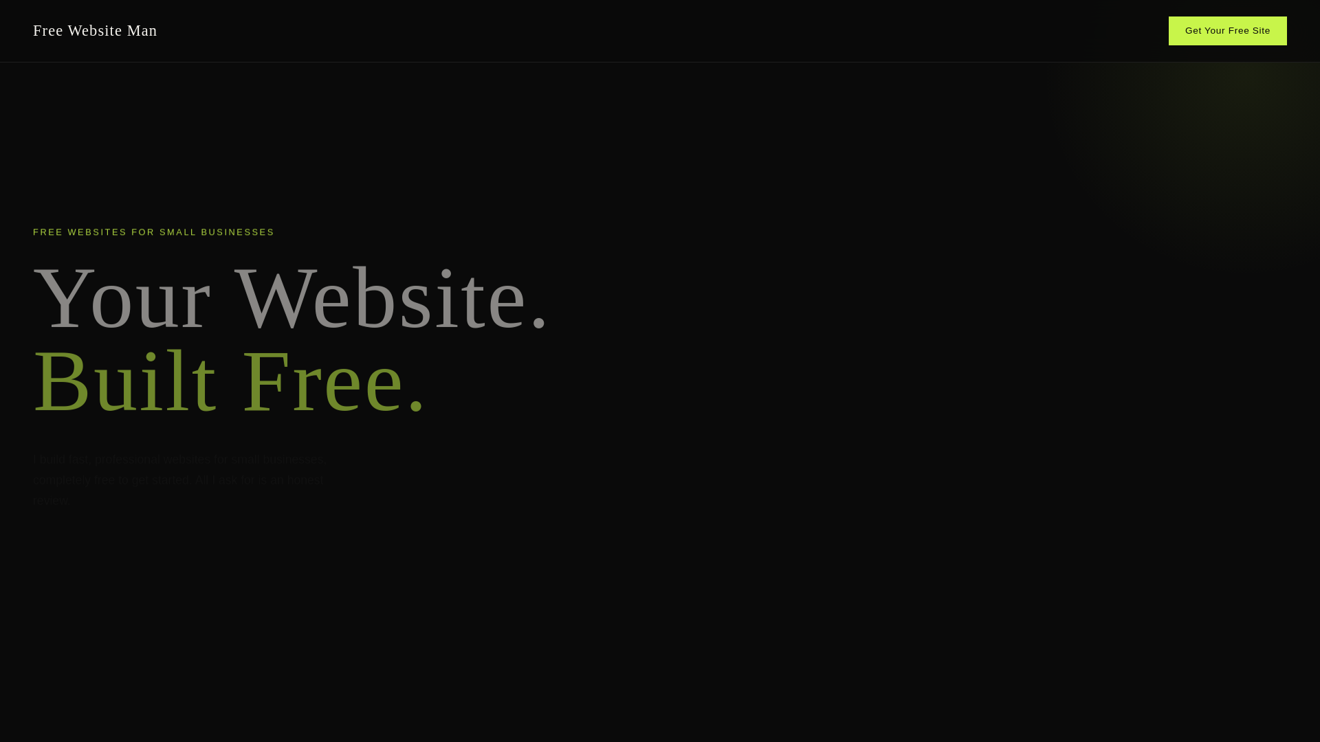 website screenshot of https://freewebsiteman.pages.dev/