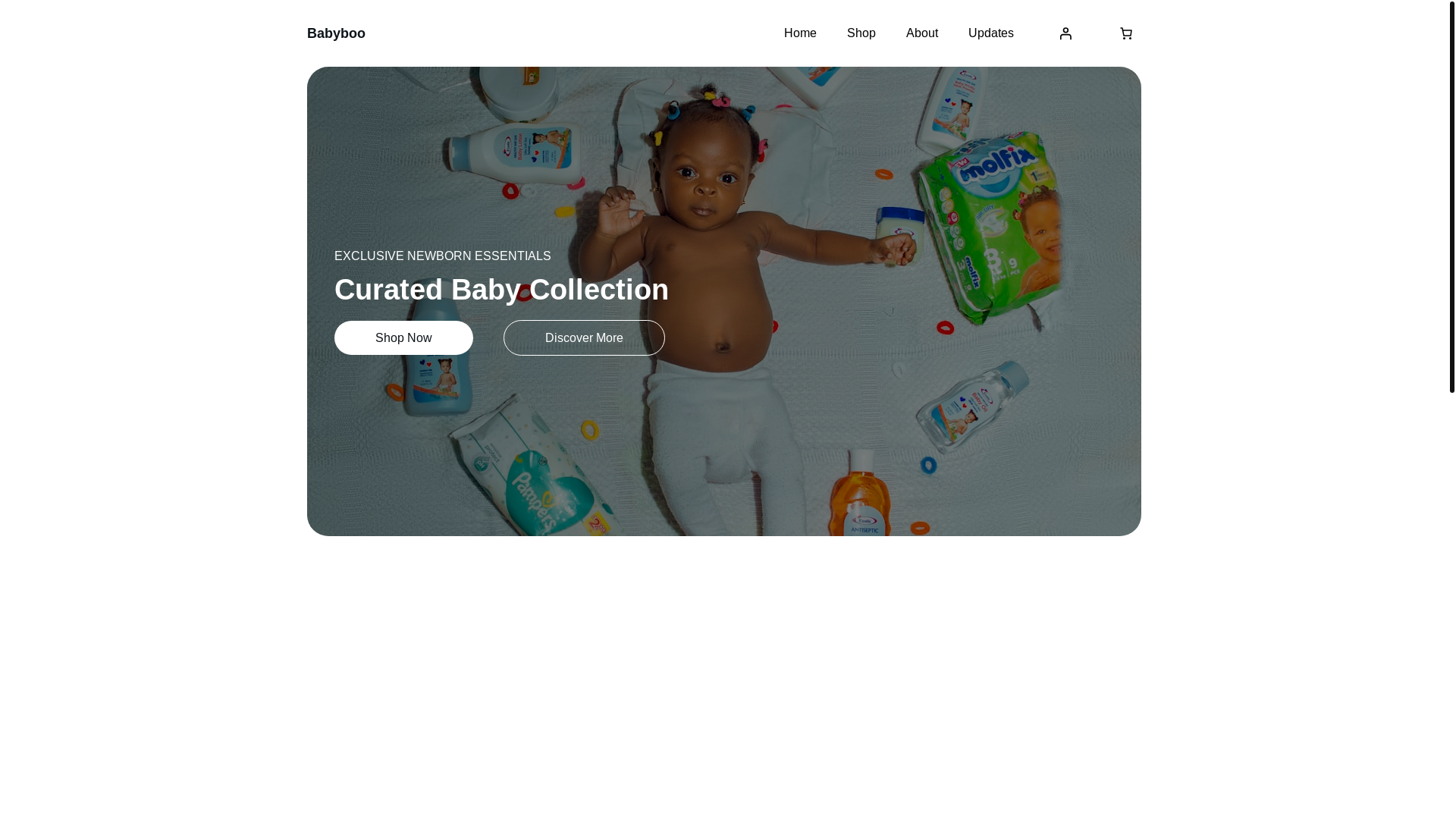 website screenshot of https://babyboobo.com/