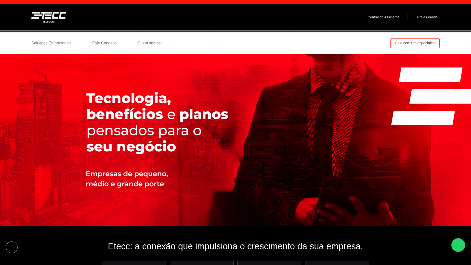 website screenshot of https://etecc-b2b.pages.dev/