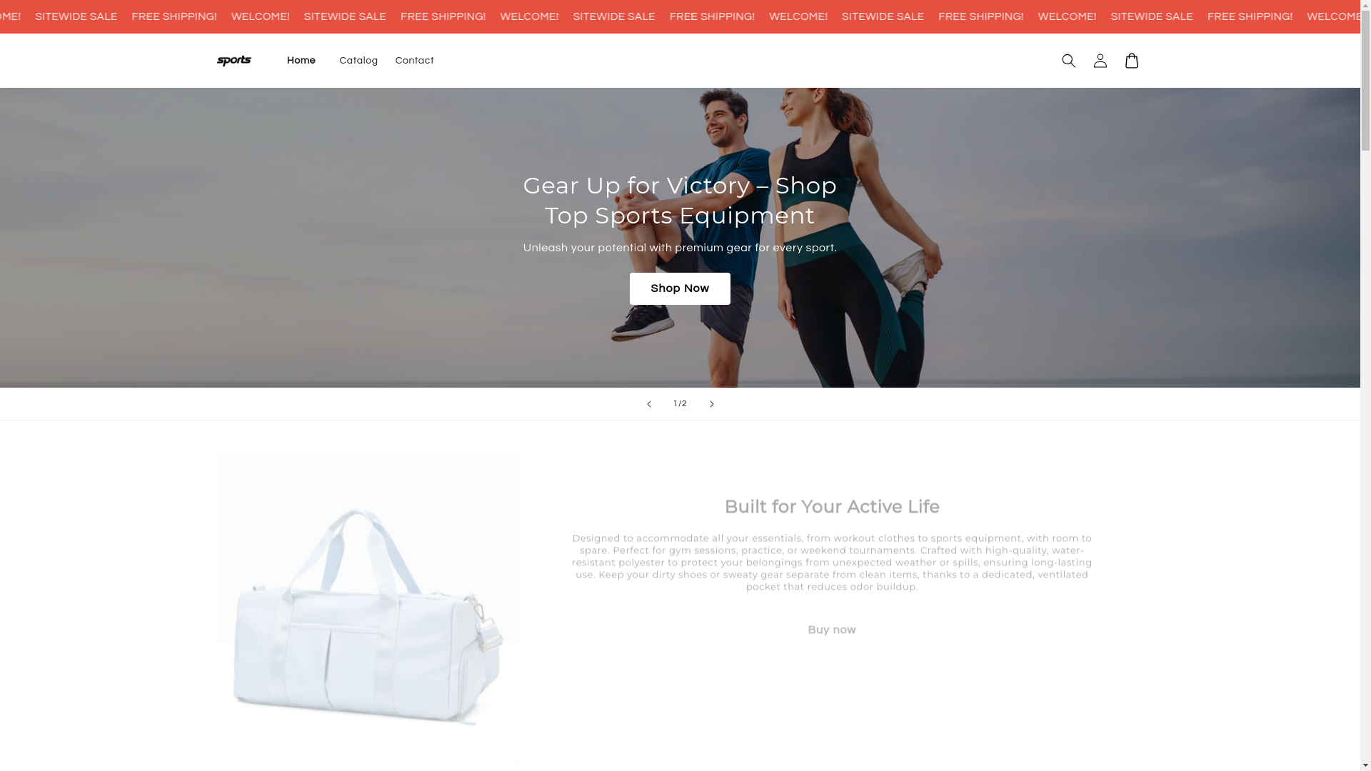 website screenshot of https://fleshfitness.store/