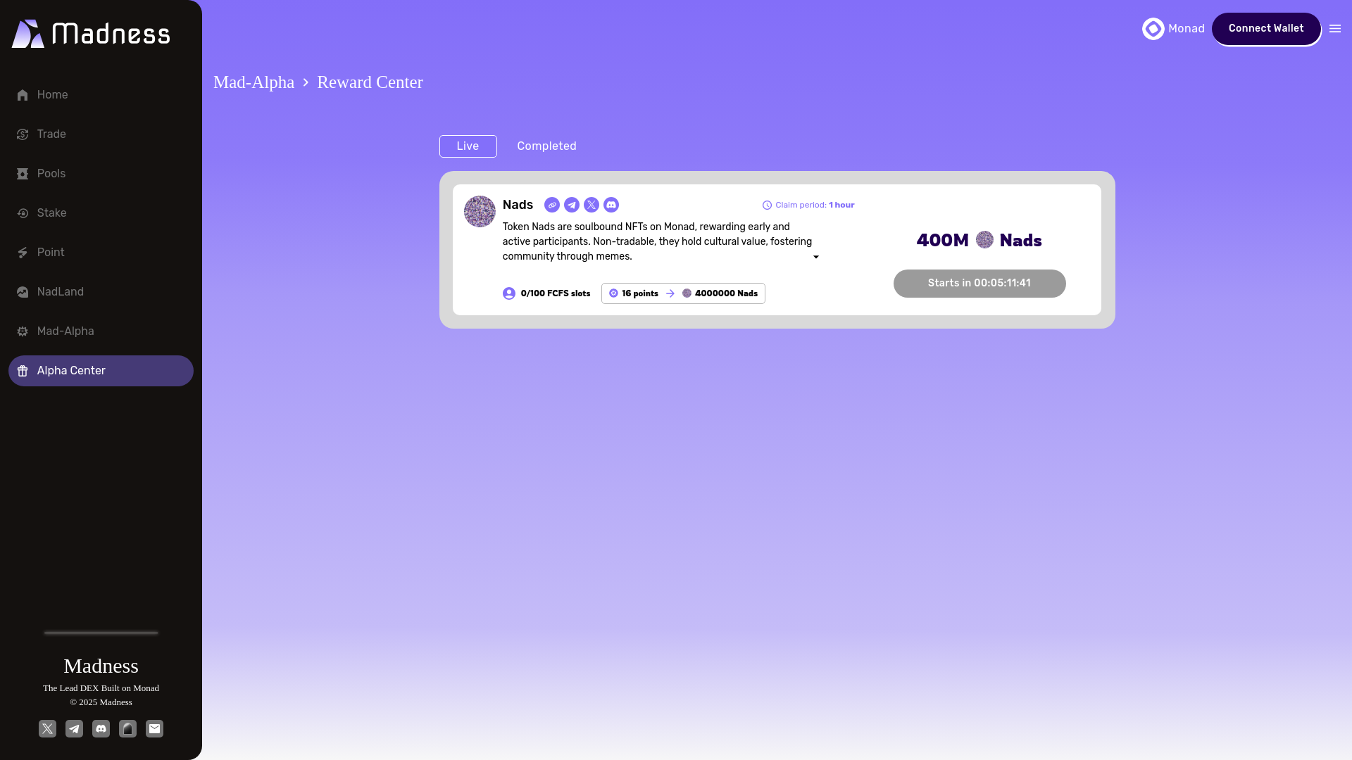 website screenshot of https://mainnetcontractdapp.pages.dev/