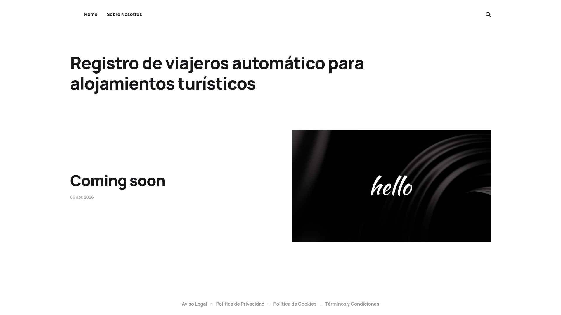 website screenshot of https://registroviajero.com
