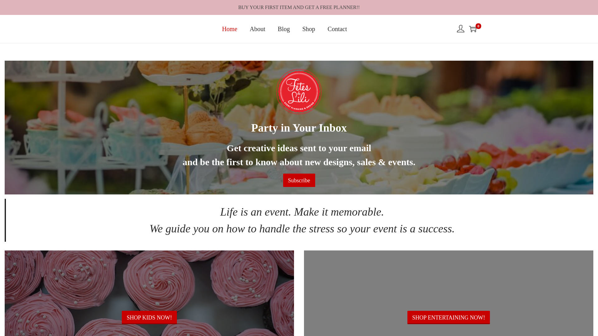 website screenshot of https://fetesdelili-com.pages.dev/