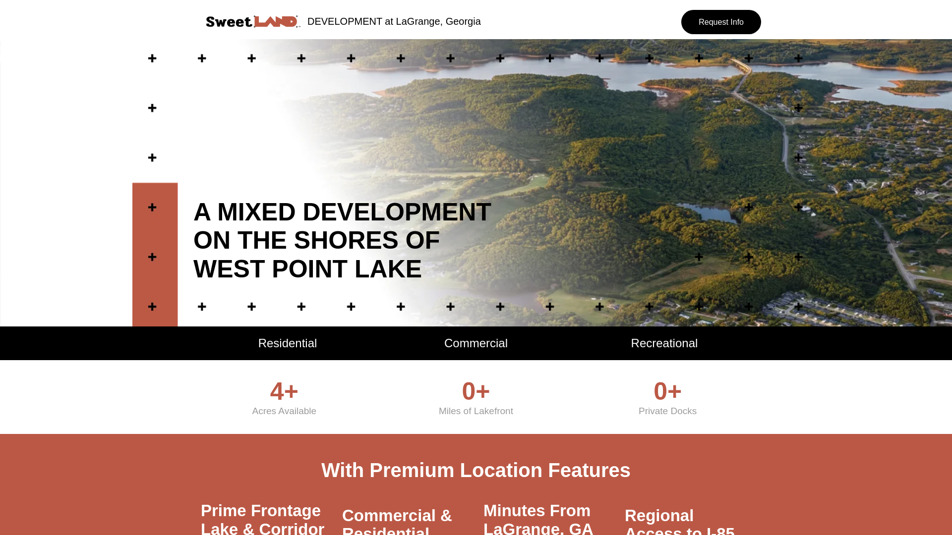 website screenshot of https://sweetland.site/