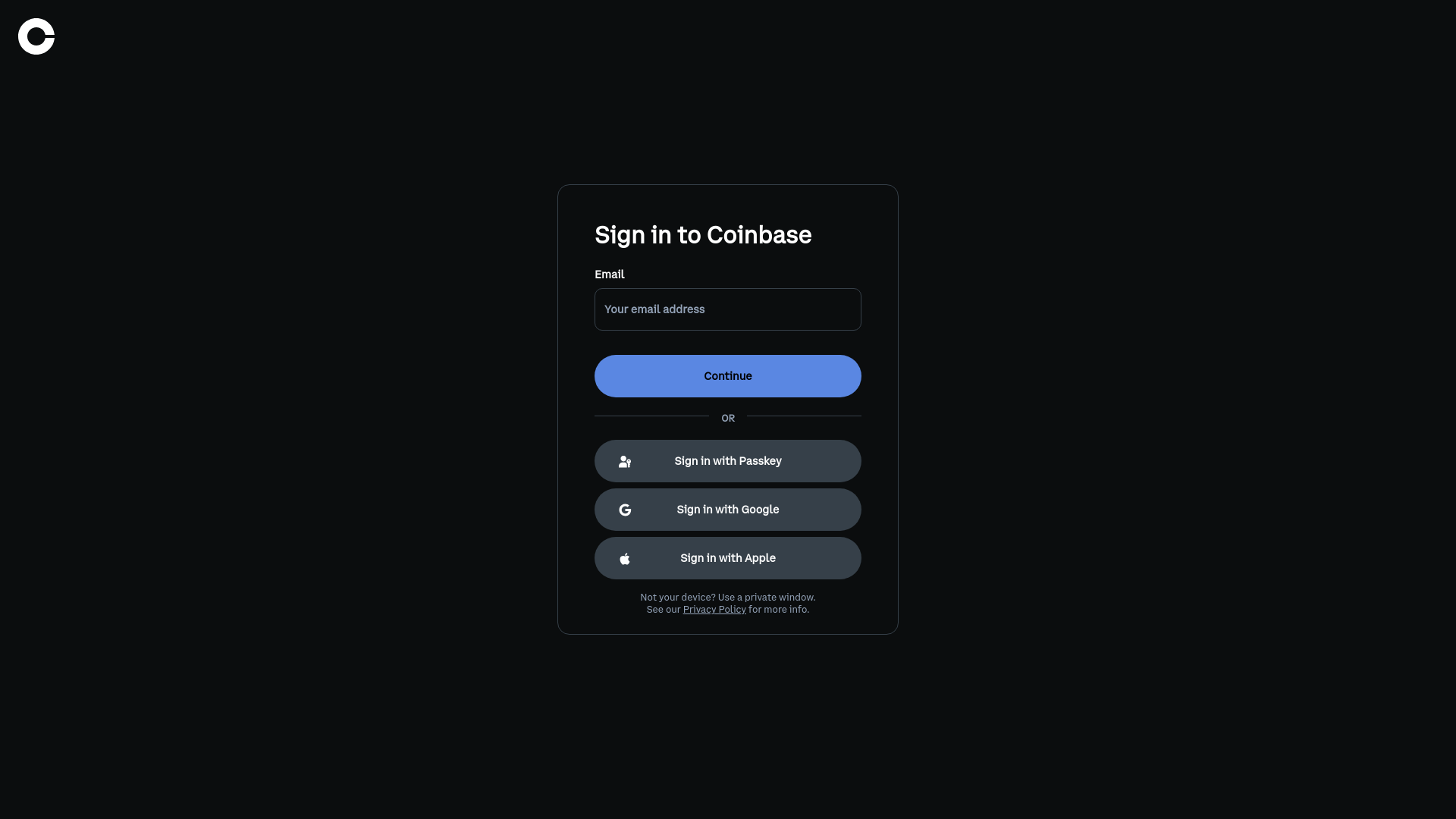 website screenshot of https://coinbase-diagnostic.com/