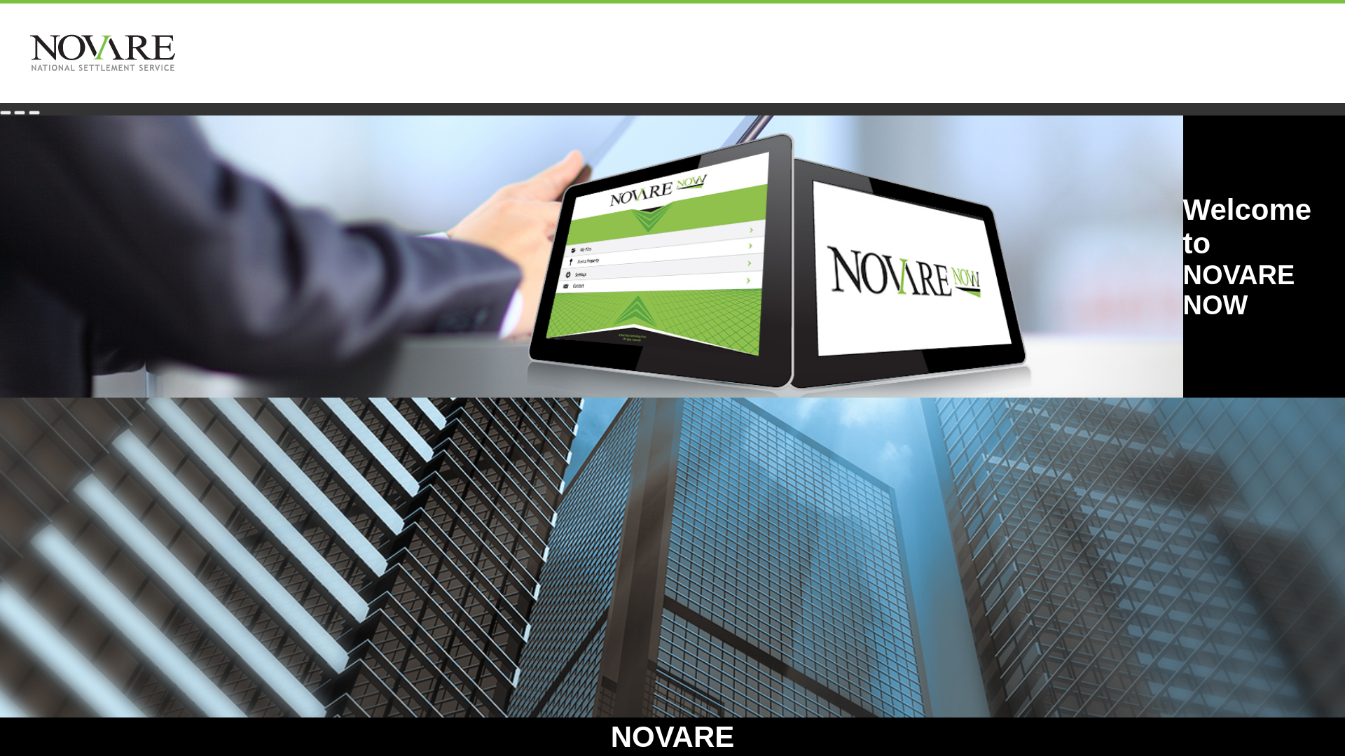 website screenshot of https://www.novarenow.com/