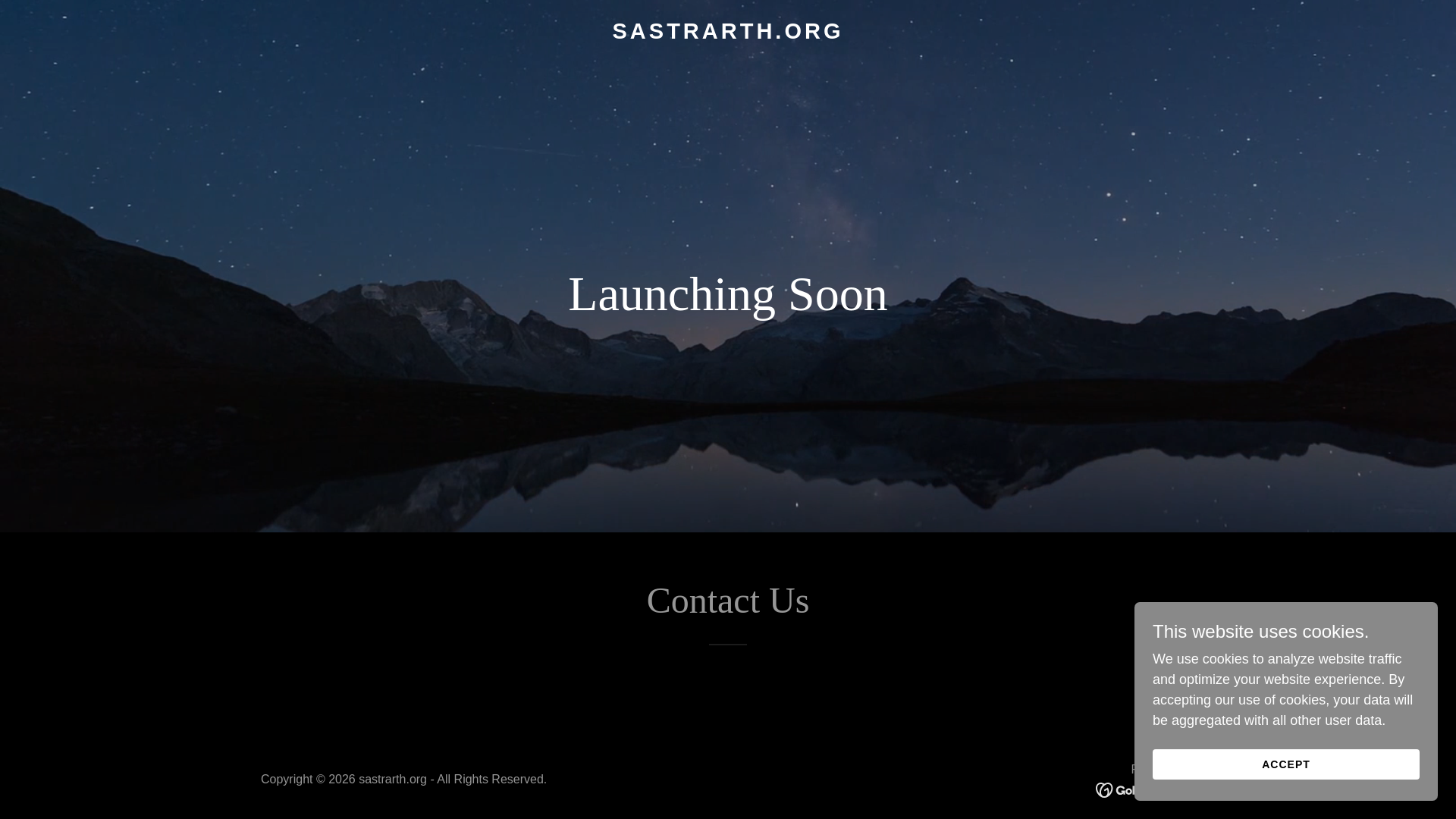 website screenshot of https://sastrarth.org